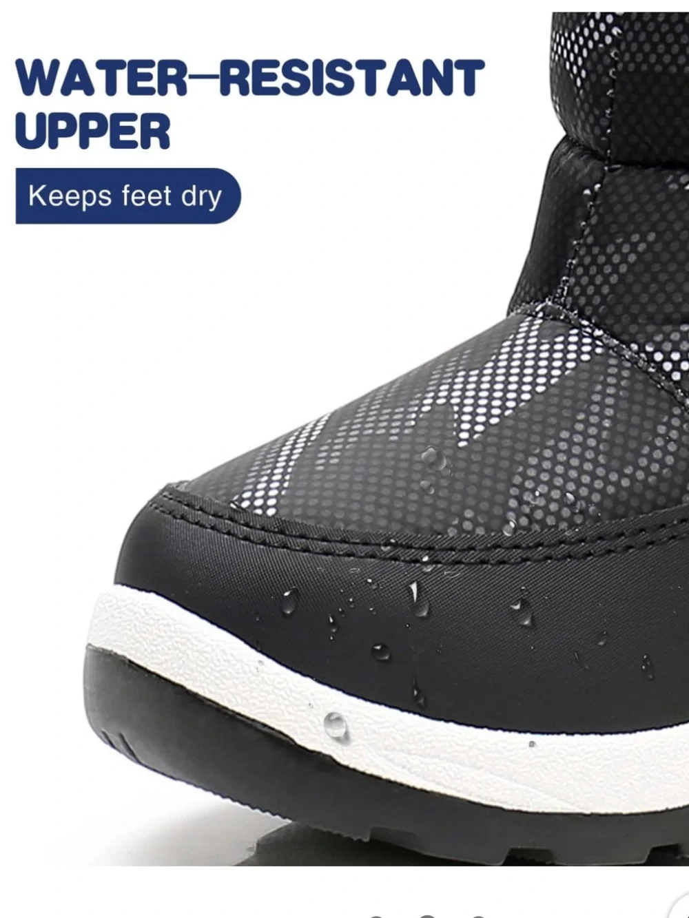 3/$30 Apakowa Kids Boys Cold Weather Snow Boots (Toddler/Little Kid)